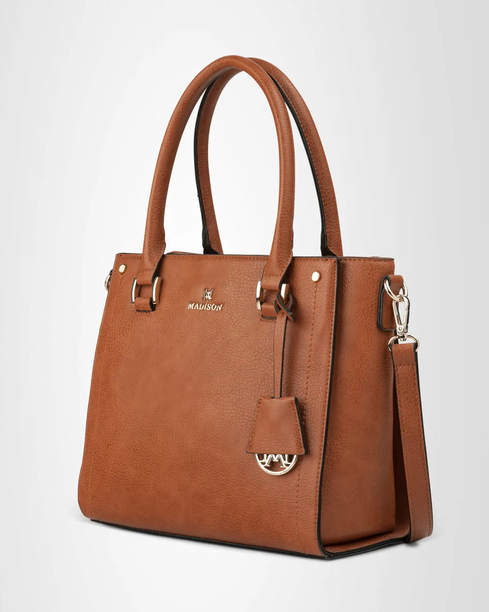 Angie Medium 3 Compartment Satchel Bag   Aztec Bag Strap