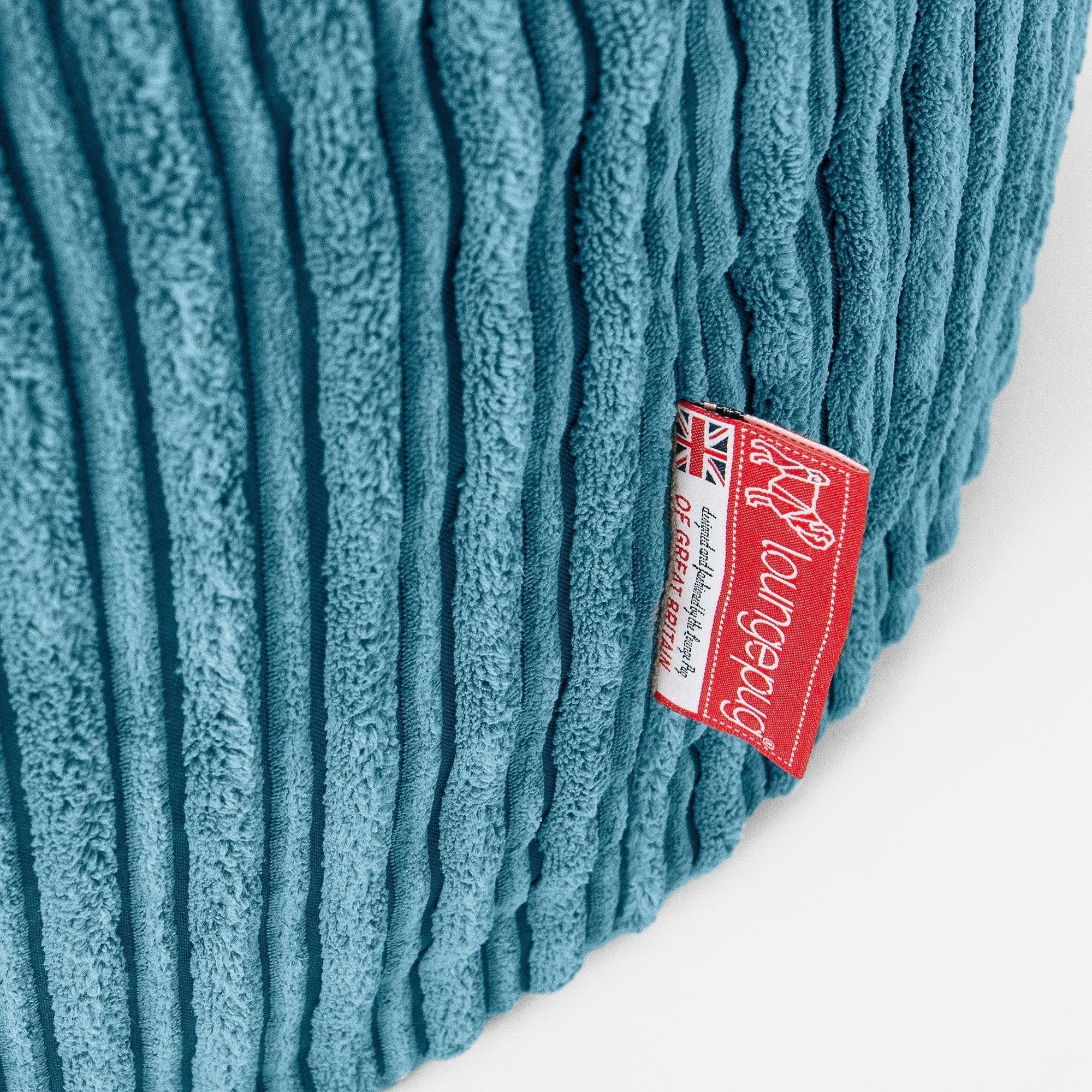 Archi Bean Bag Chair - Cord Aegean Blue