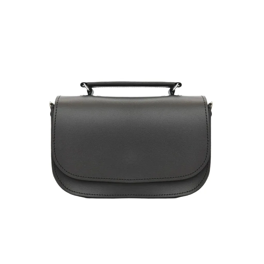 Aura Handmade Leather Bag - Graphite