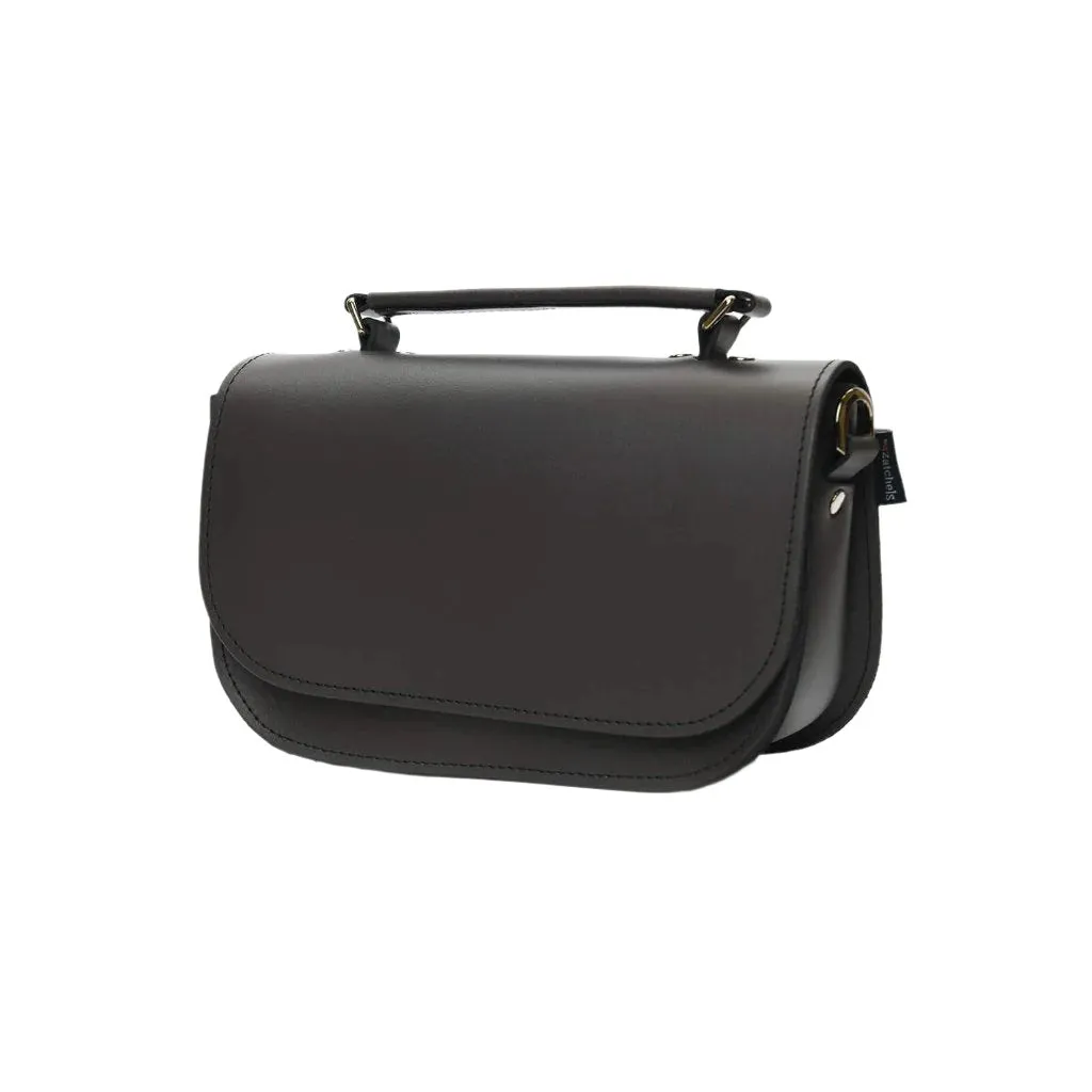 Aura Handmade Leather Bag - Graphite