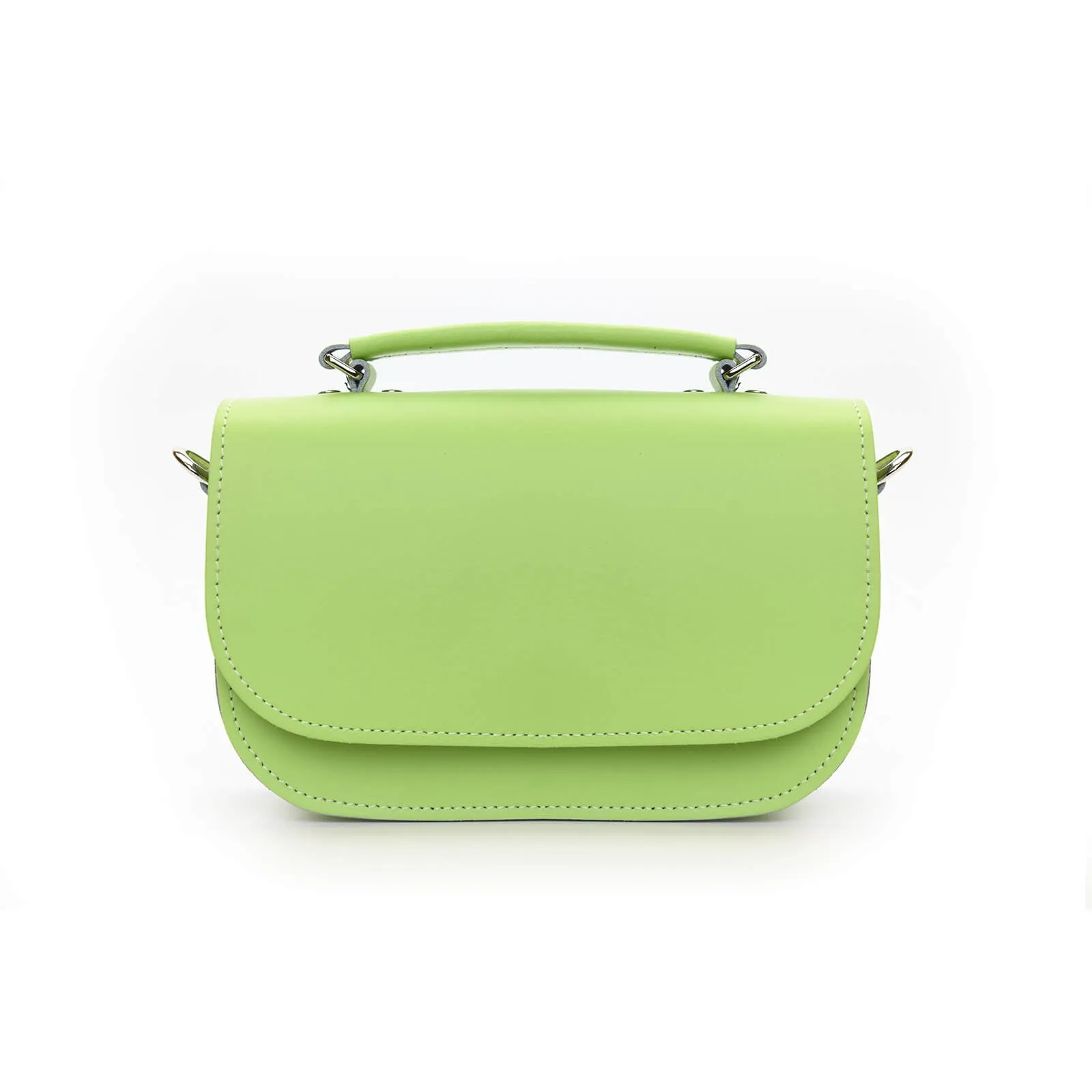 Aura Handmade Leather Bag - Grass Green
