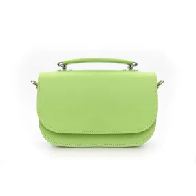 Aura Handmade Leather Bag - Grass Green