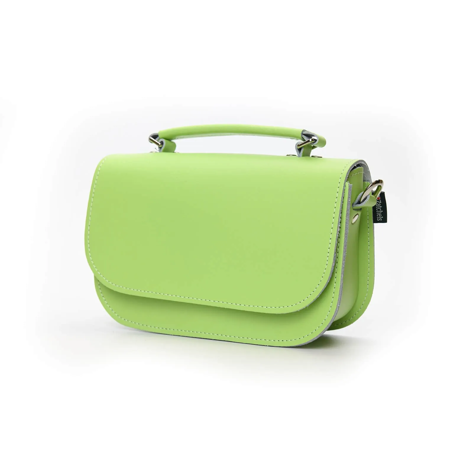 Aura Handmade Leather Bag - Grass Green