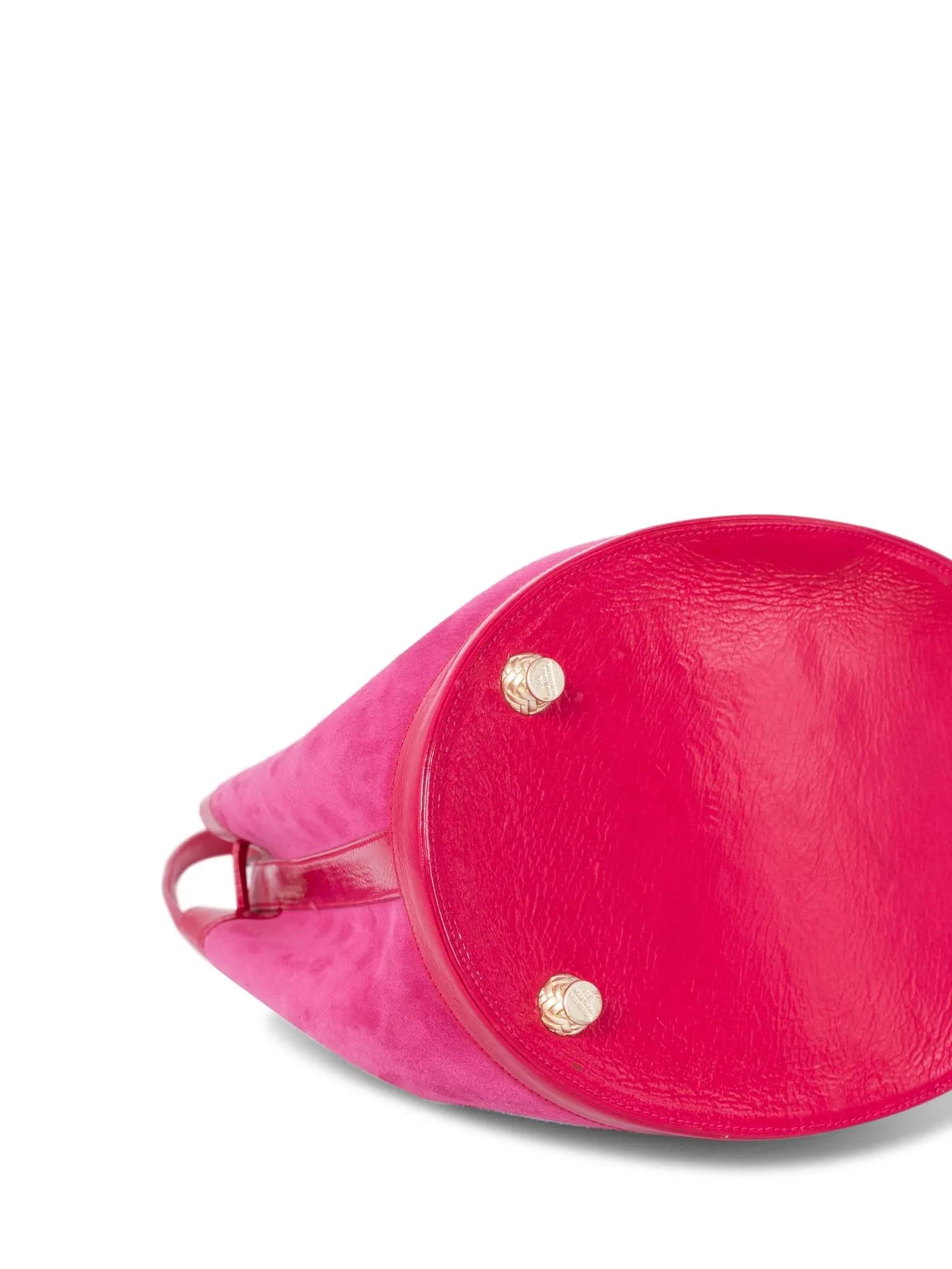Barry Kieselstein-Cord Leather Frog Bucket Bag Pink