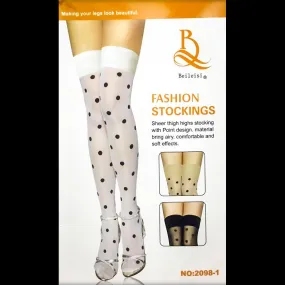 Beileisi Polka Dots Leg Stocking - 2098-1