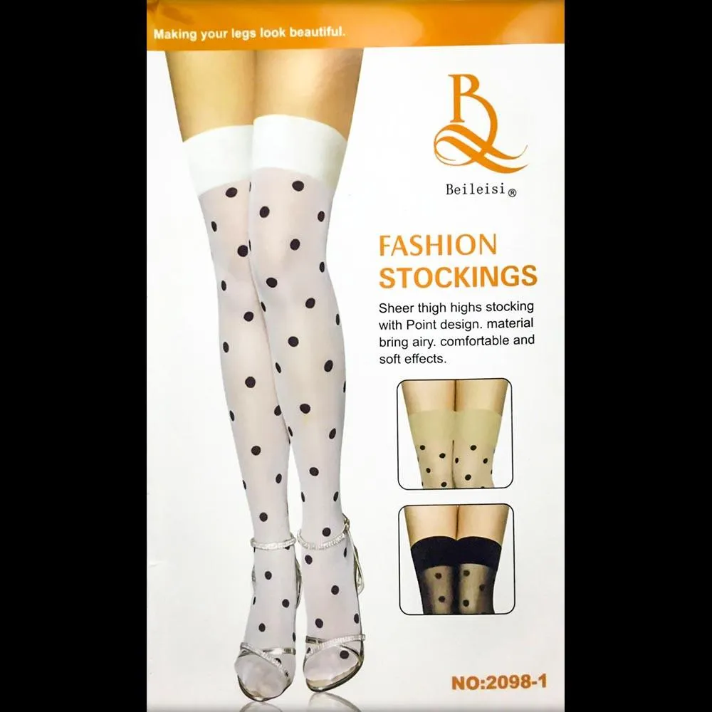 Beileisi Polka Dots Leg Stocking - 2098-1