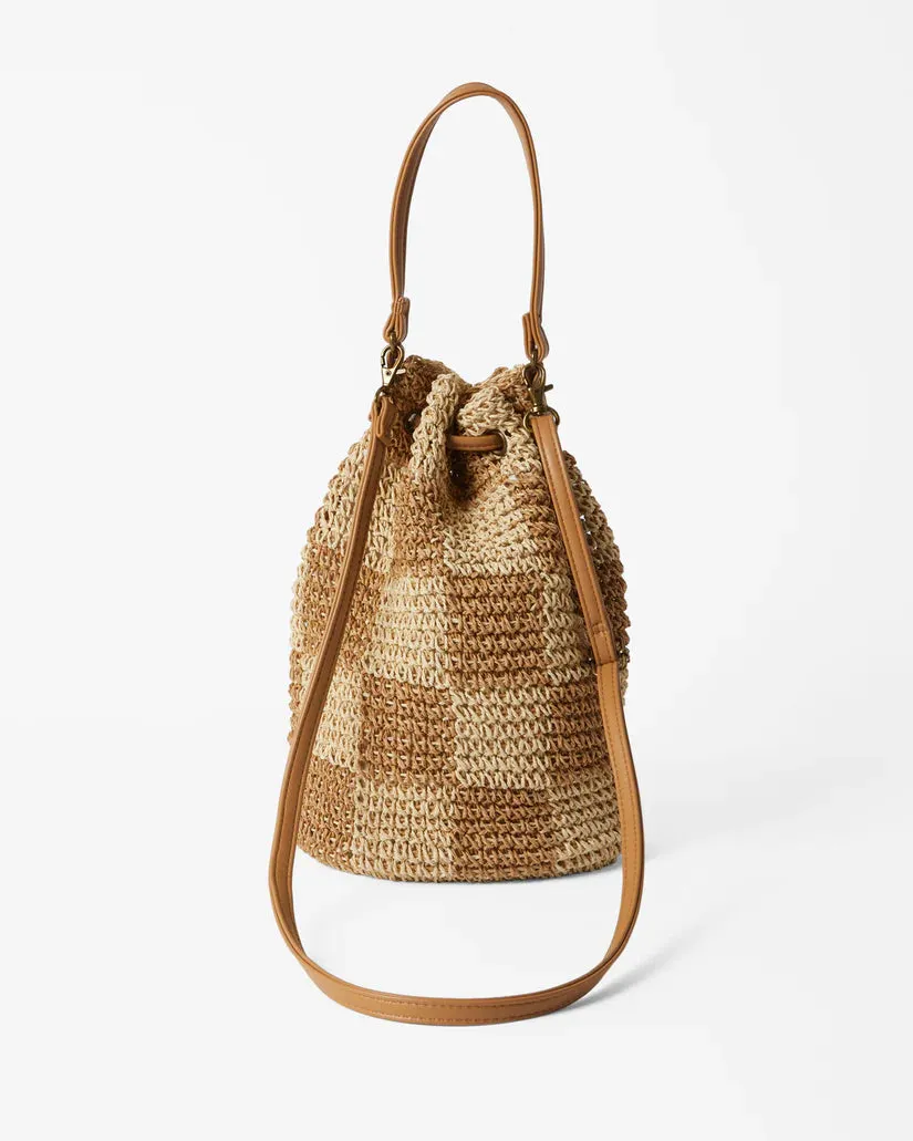 BILLABONG Travel More straw purse