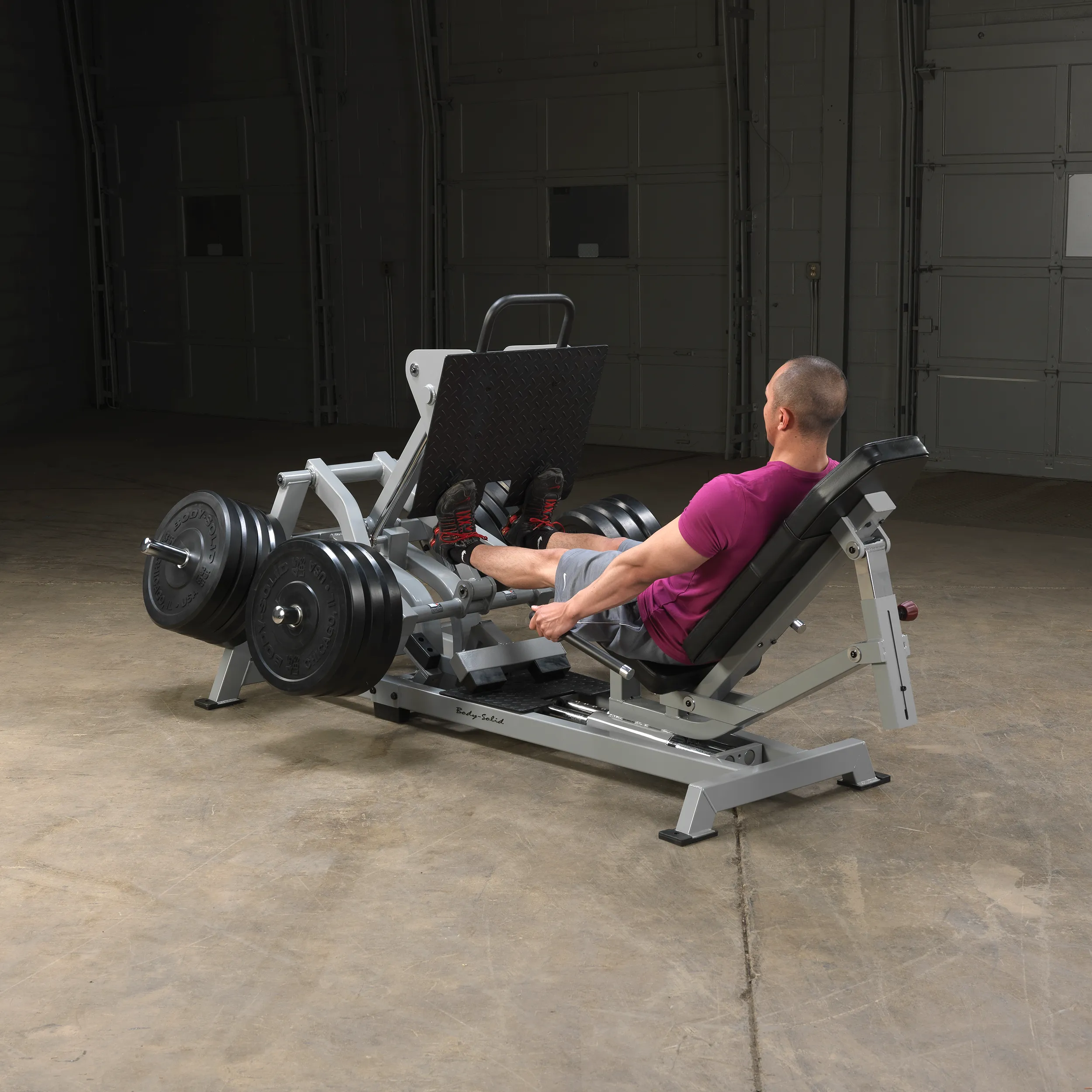 Body-Solid Pro Clubline Leverage Horizontal Leg Press LVLP
