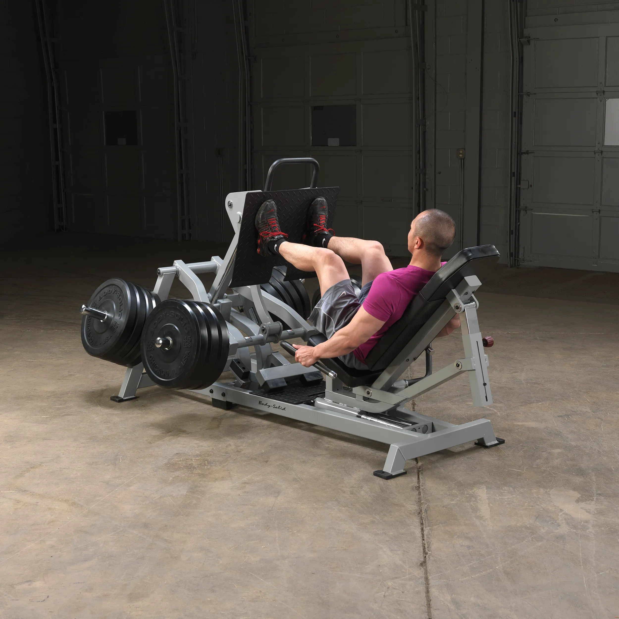 Body-Solid Pro Clubline Leverage Horizontal Leg Press LVLP