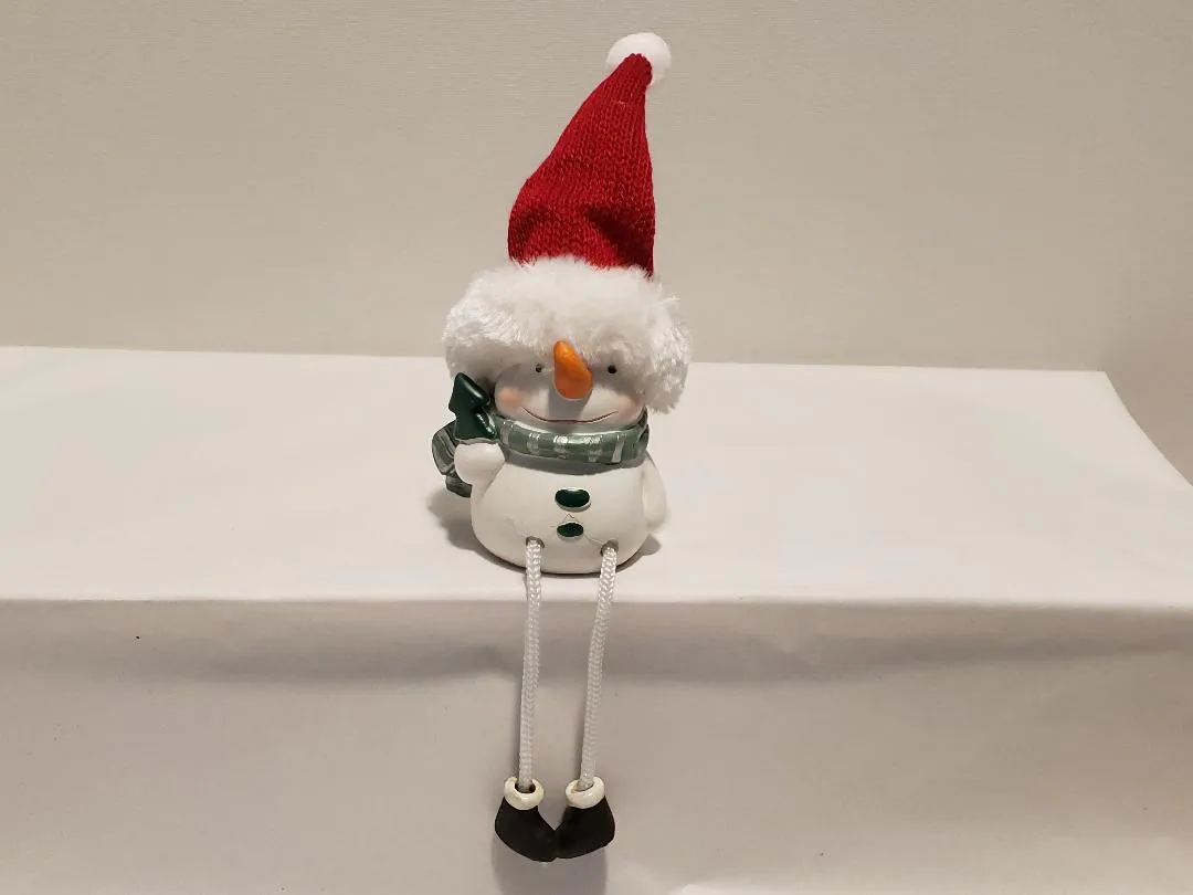 Cute Dangling Leg Moose, Snowman & Santa Christmas Decor