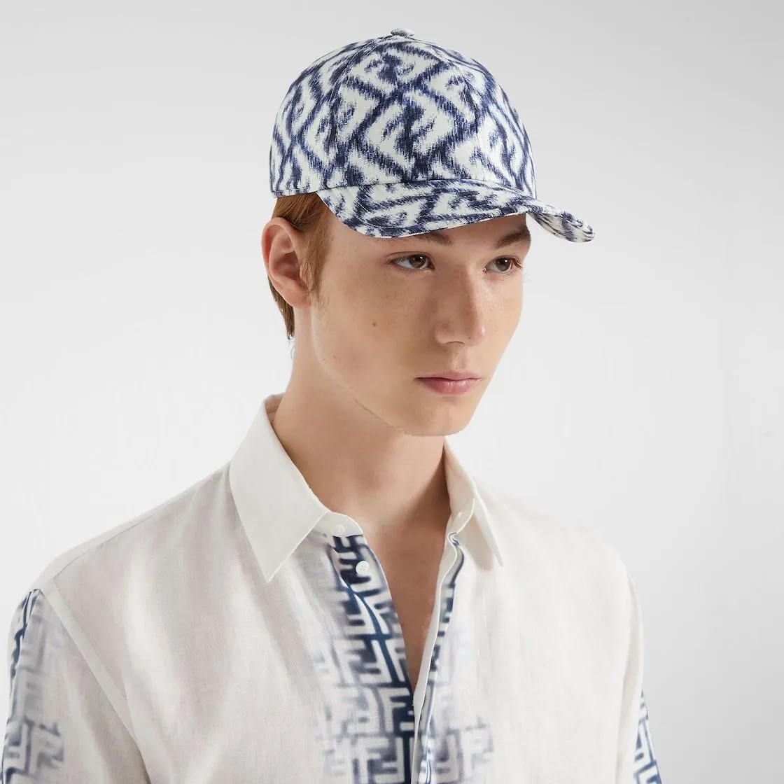 FENDI Baseball FF Silk Cap