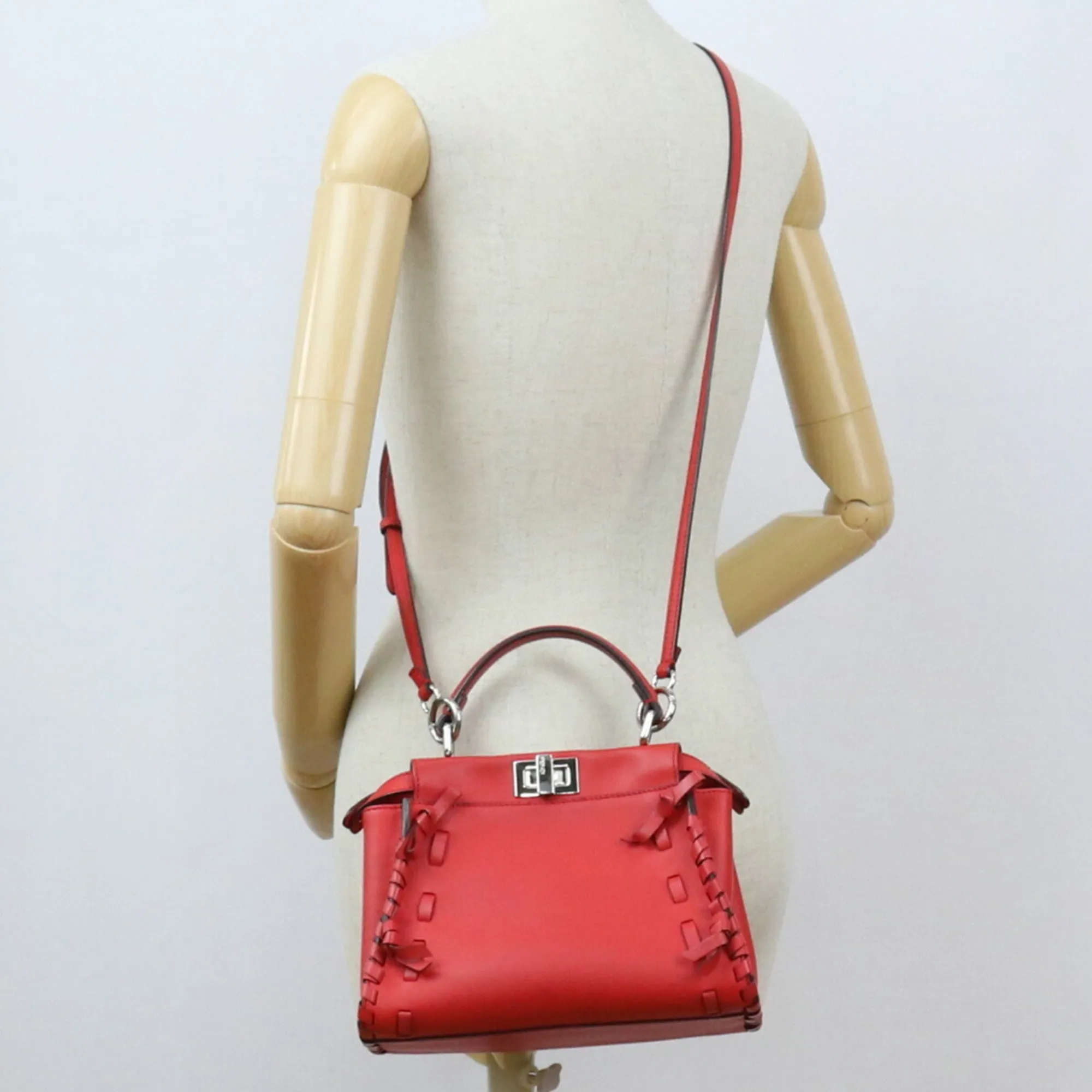FENDI Peekaboo 8BN244 A312 R0Y77 handbag leather ladies