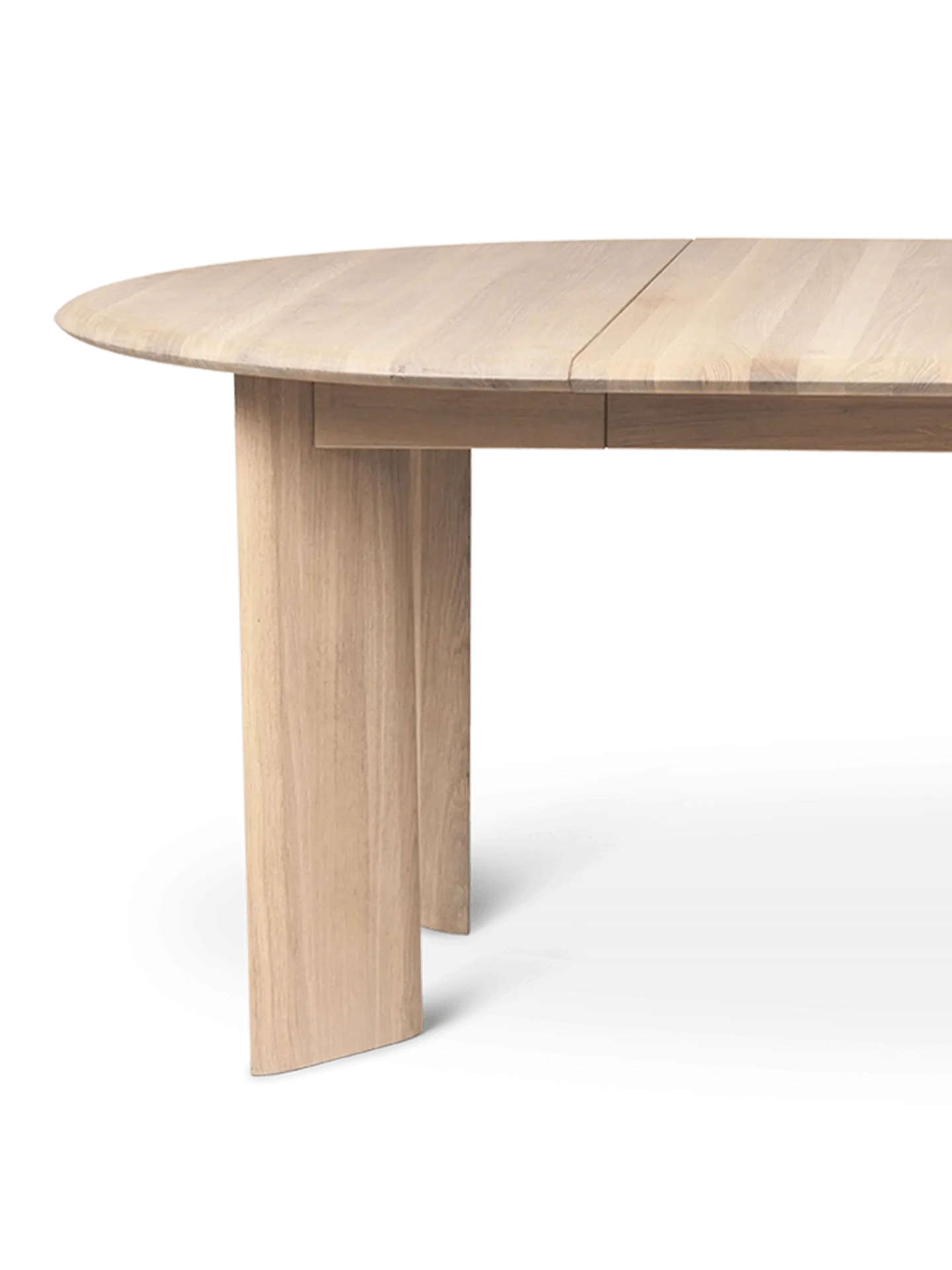 ferm Living Bevel Table 2x Extendable in White Oiled Oak