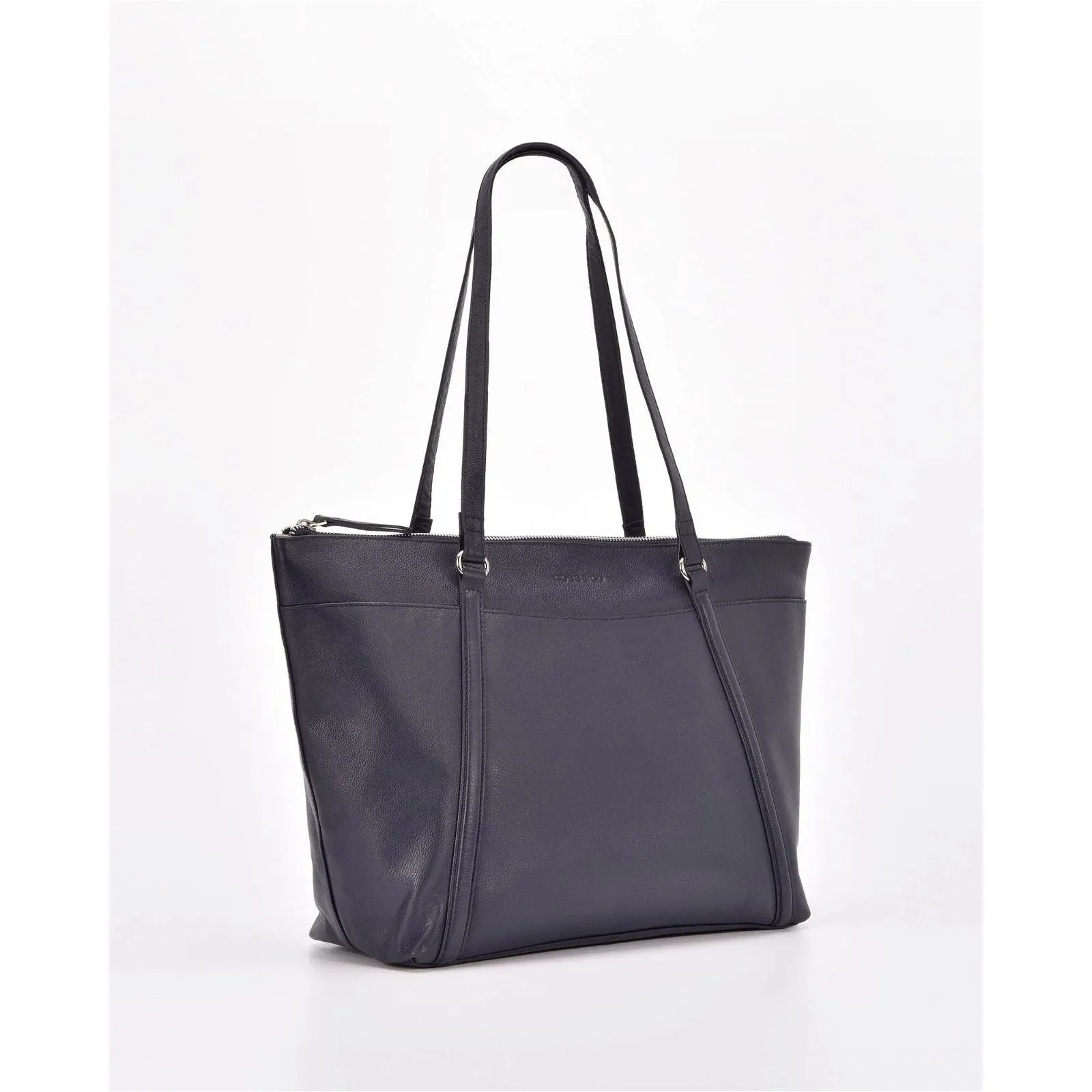 Gabee - Montrose RFID Protective Leather Tote with Padded Sleeve
