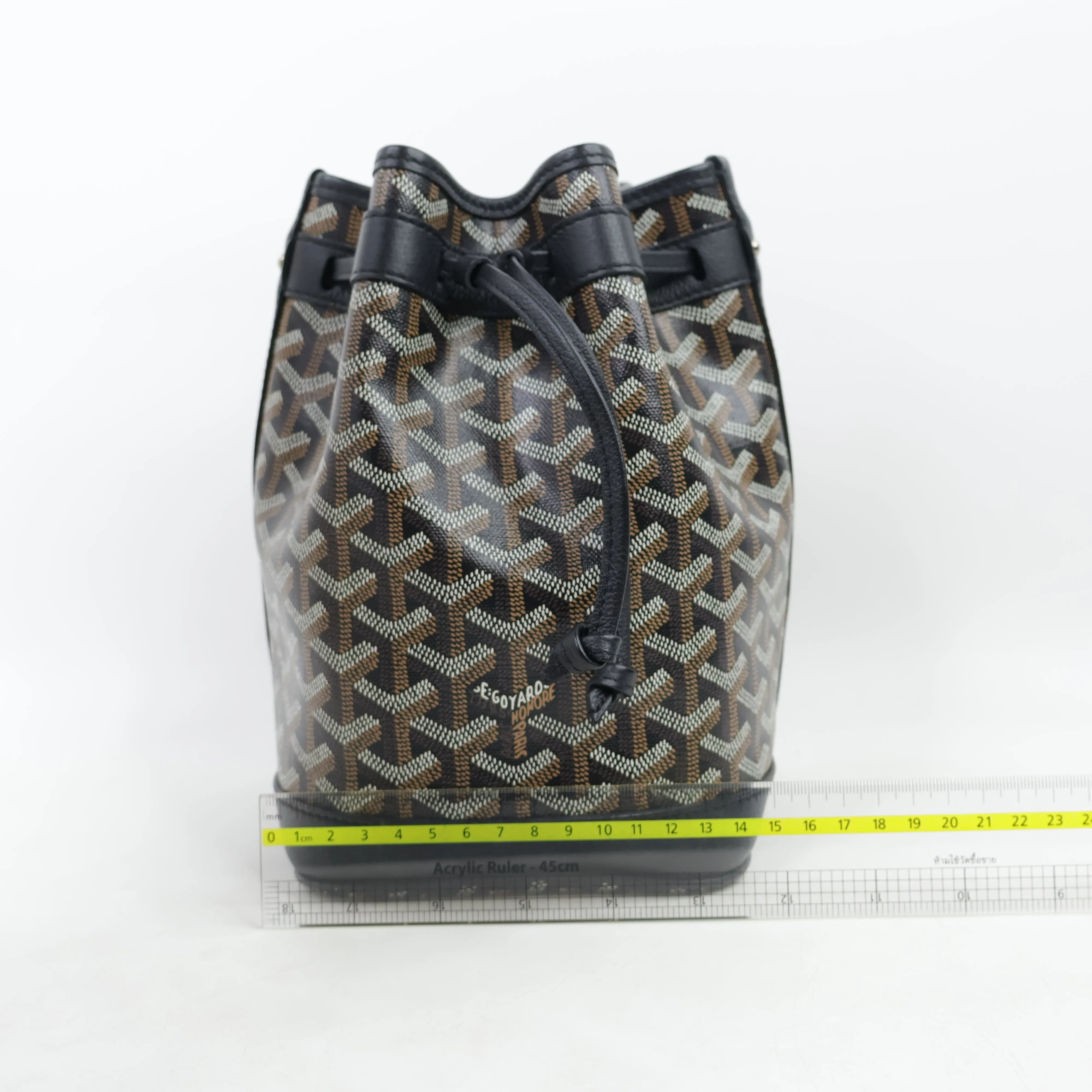 Goyard  Petit Flot  Bucket Bag Black