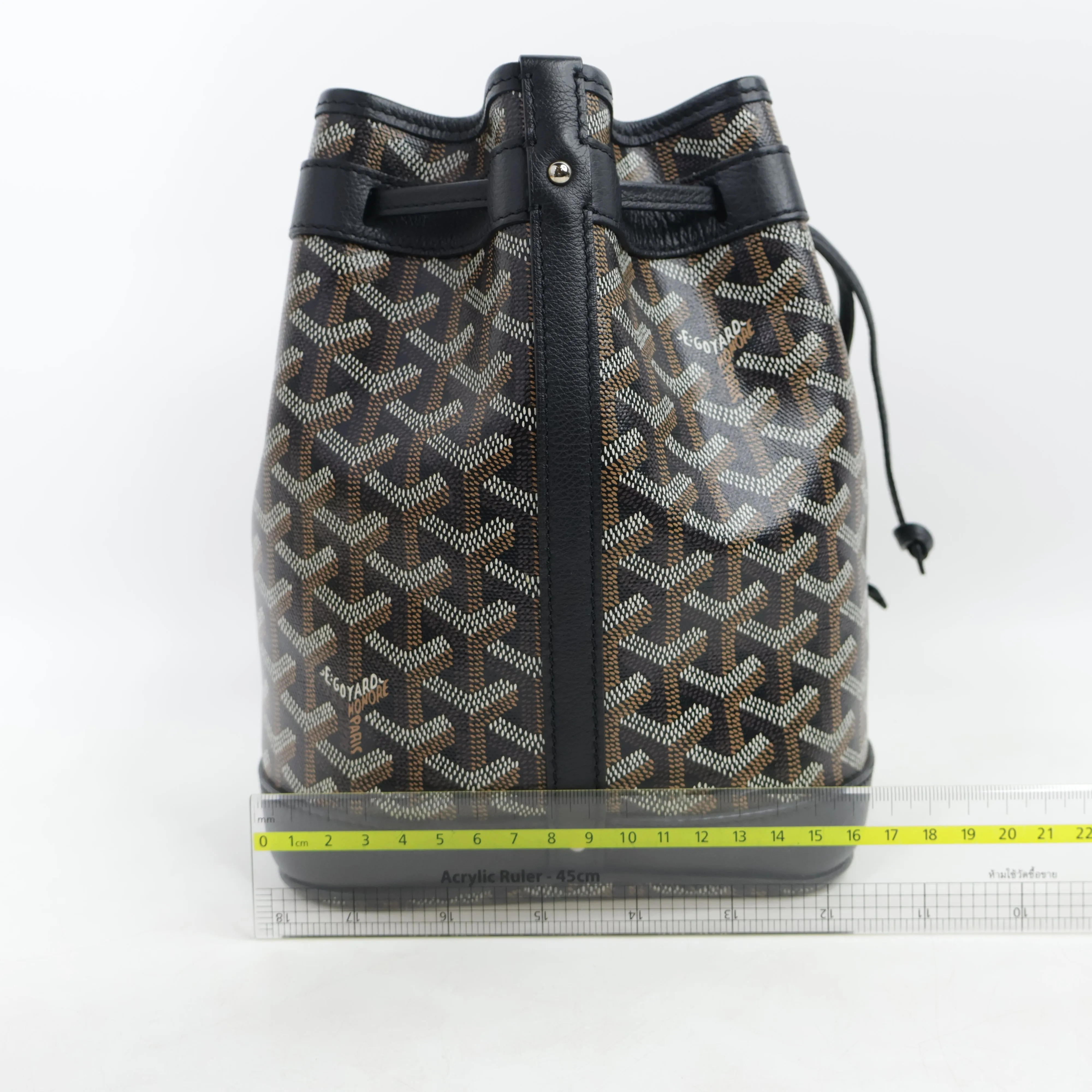Goyard  Petit Flot  Bucket Bag Black