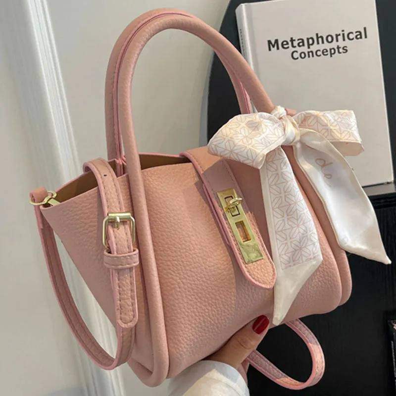 Hand Carry Bucket Bag Fashion Messenger Bag