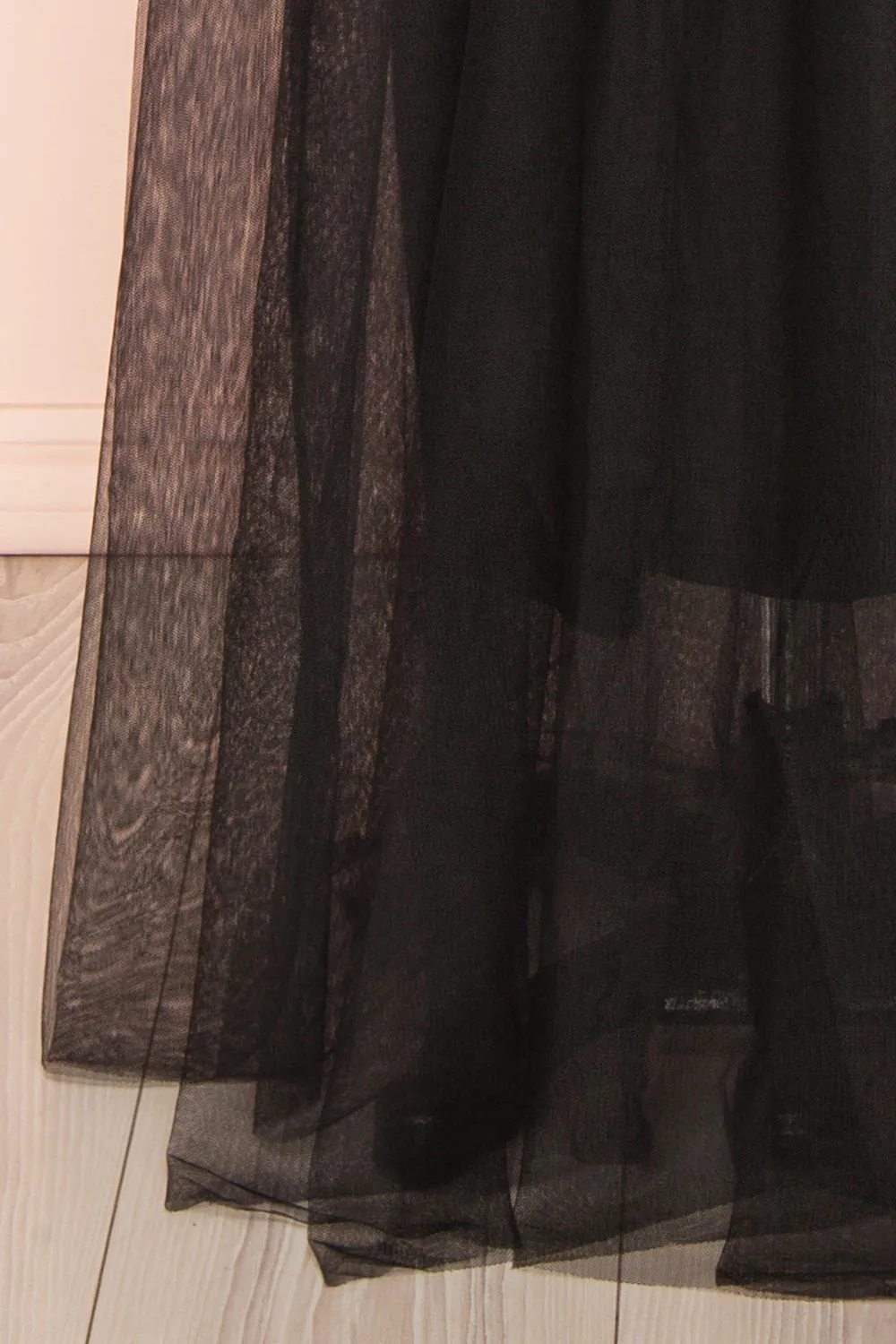 Kaia Black | Black Sequin Gown