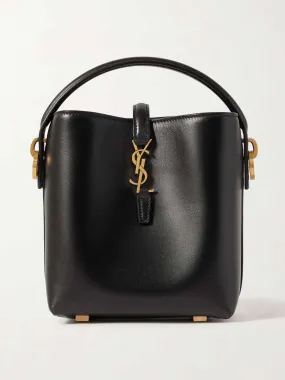 Le 37 mini leather bucket bag