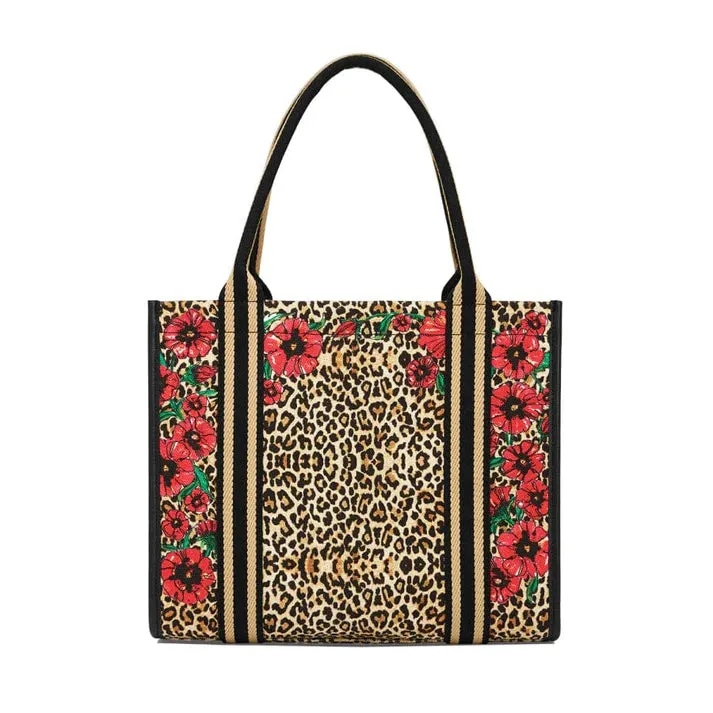 Leopard Dynasty Canvas Carry All - H10814