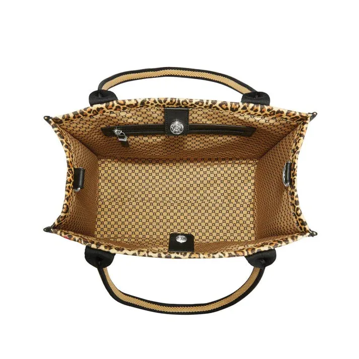 Leopard Dynasty Canvas Carry All - H10814