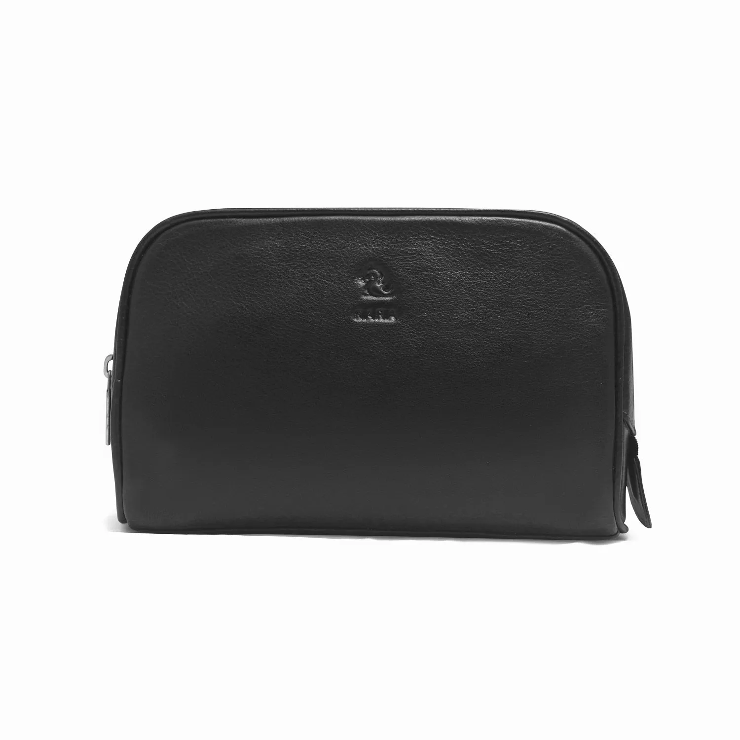 Malia Brown Leather Wash Bag for Men and Women