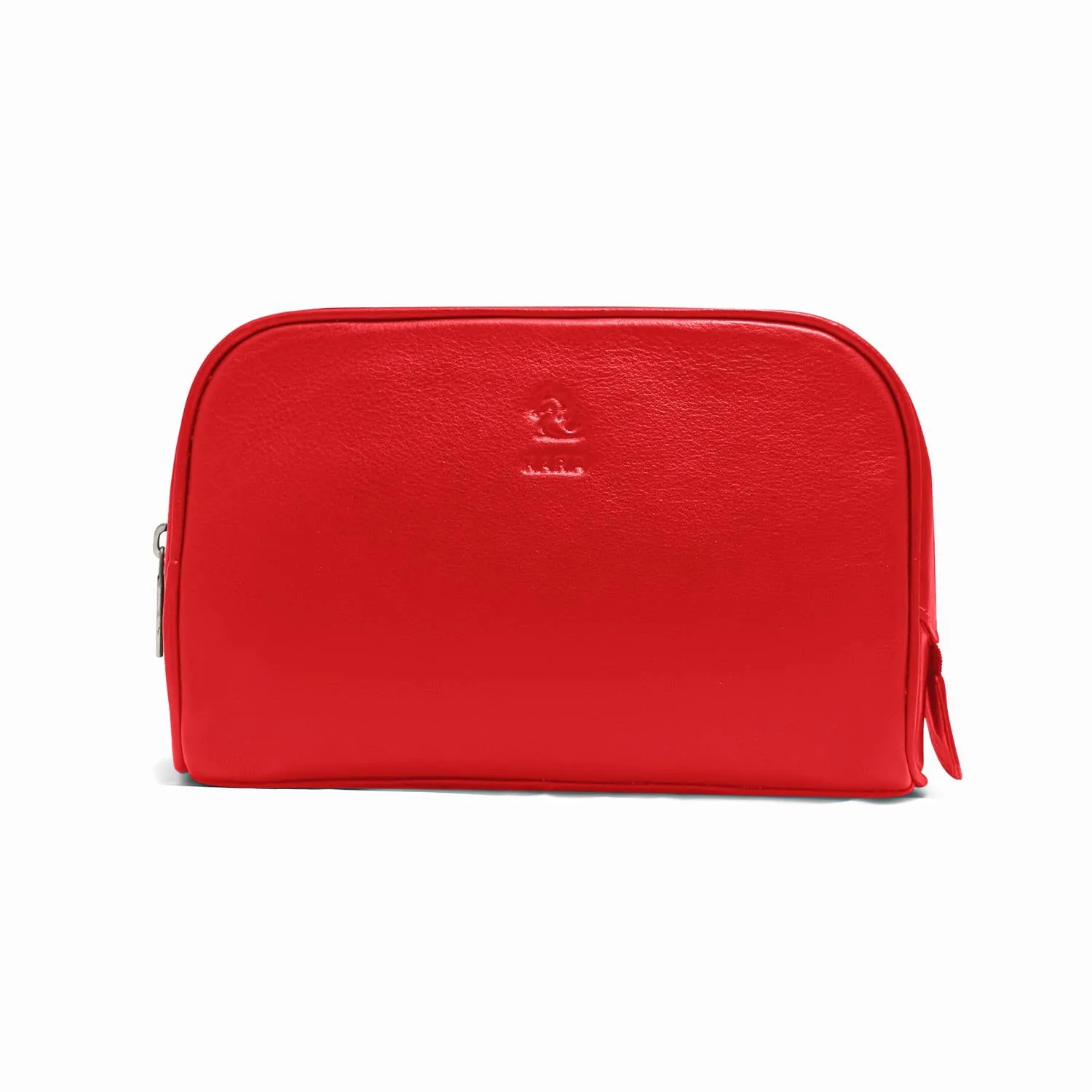 Malia Brown Leather Wash Bag for Men and Women