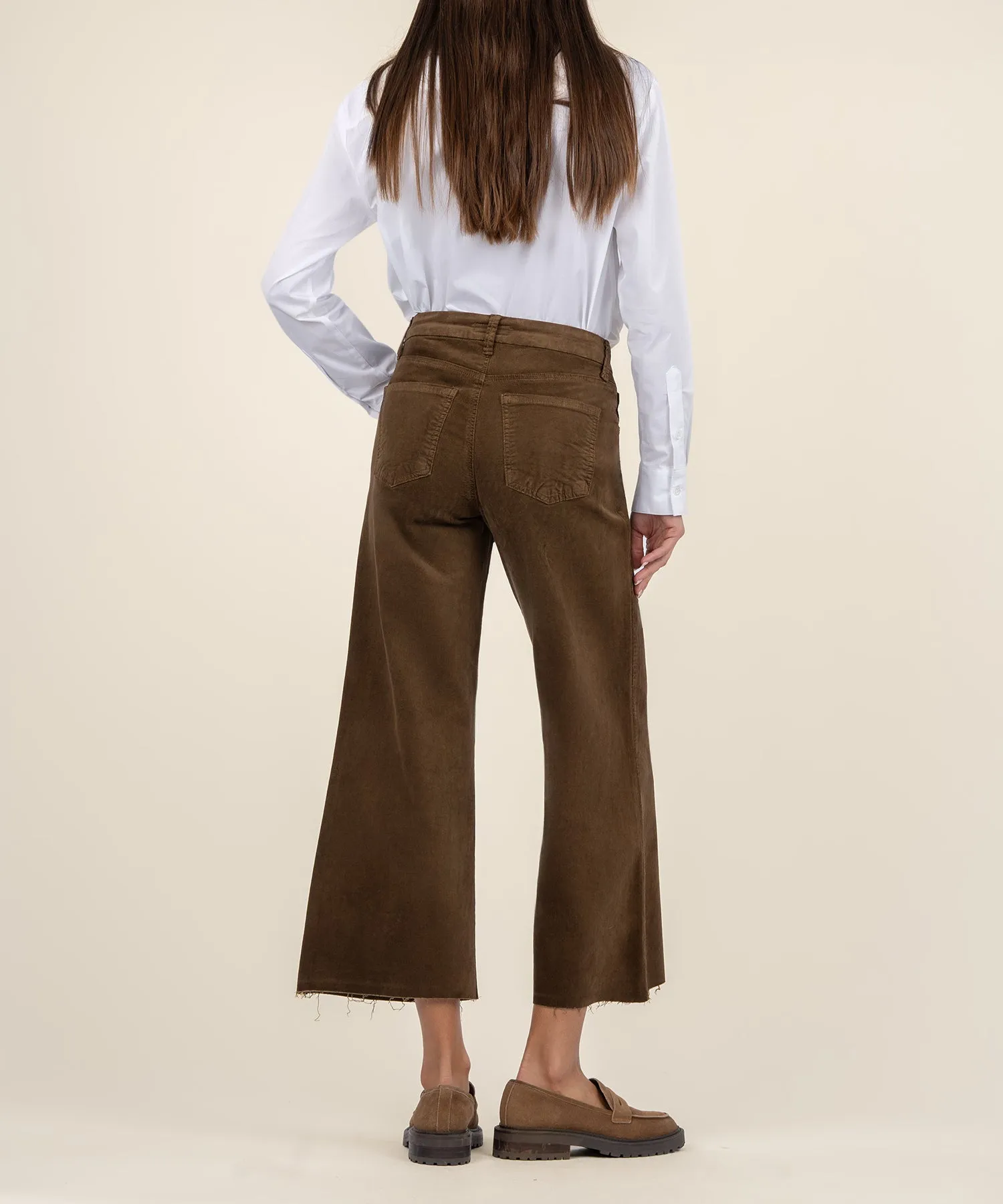 Meg Velvet High Rise Wide Leg