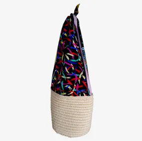 Missoni Raffia Woven Bucket Bag With Scarf Handles & Original Dust Bag - Brand New With Tags