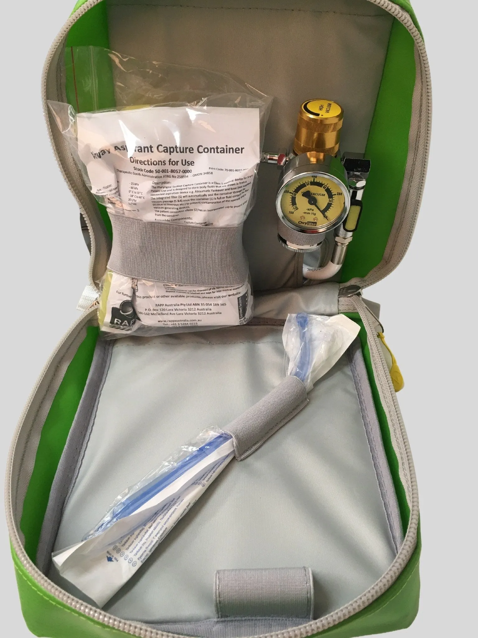Neann OxyresQ   Soft Pack Oxy Bag Only - Green