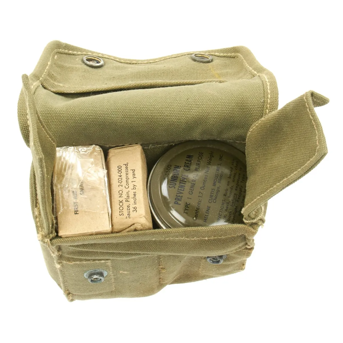 Original U.S. WWII M-2 Jungle First Medical Aid Kit