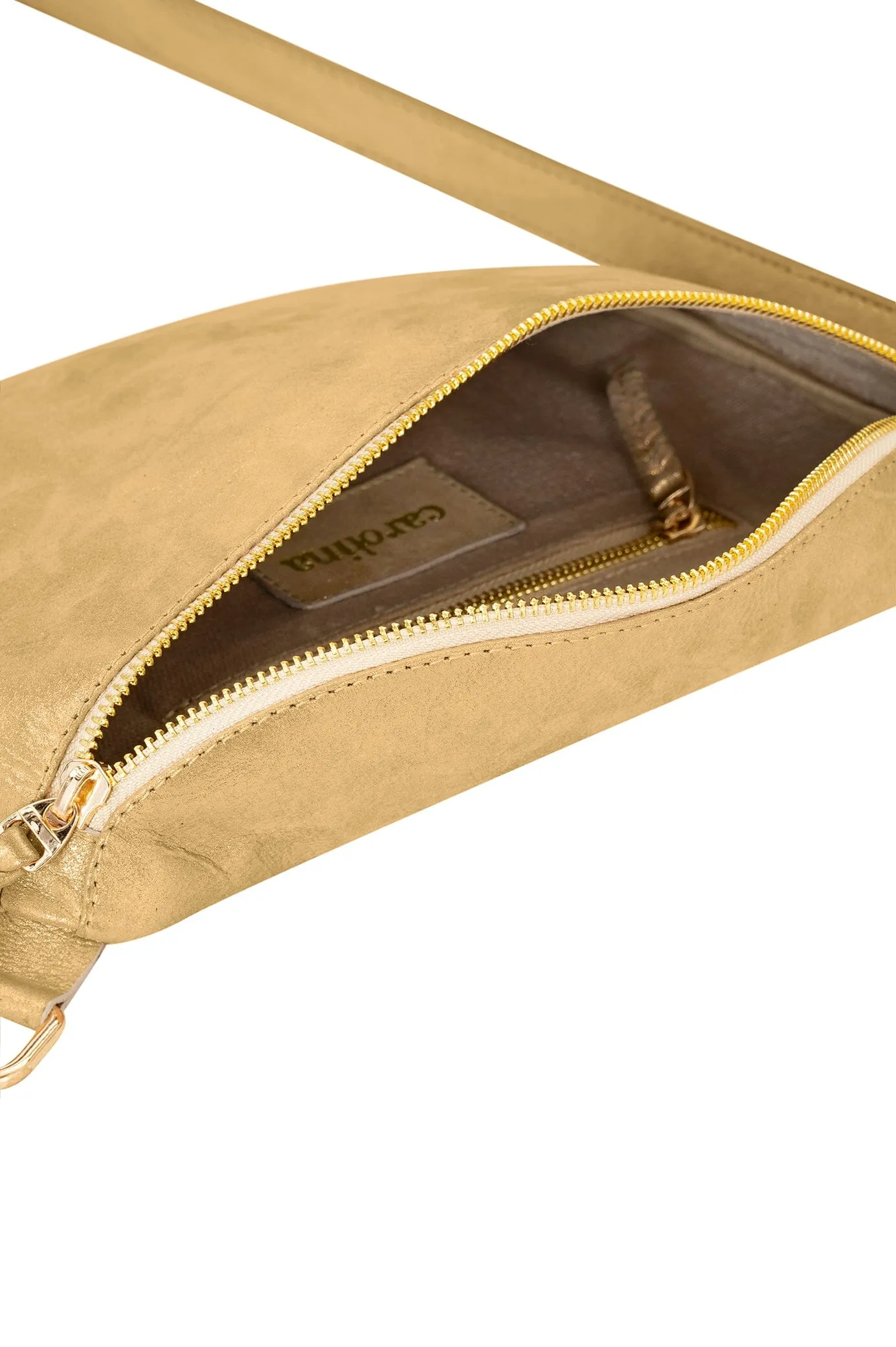 Ramona Leather Handbag Gold Metallic
