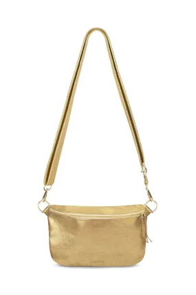 Ramona Leather Handbag Gold Metallic