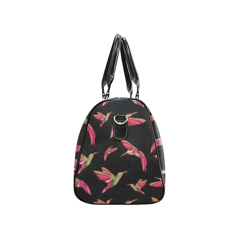 Red Swift Colourful Black Waterproof Travel Bag/Small