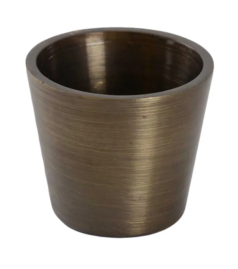 Renoir Brushed Antique Brass Leg Cup