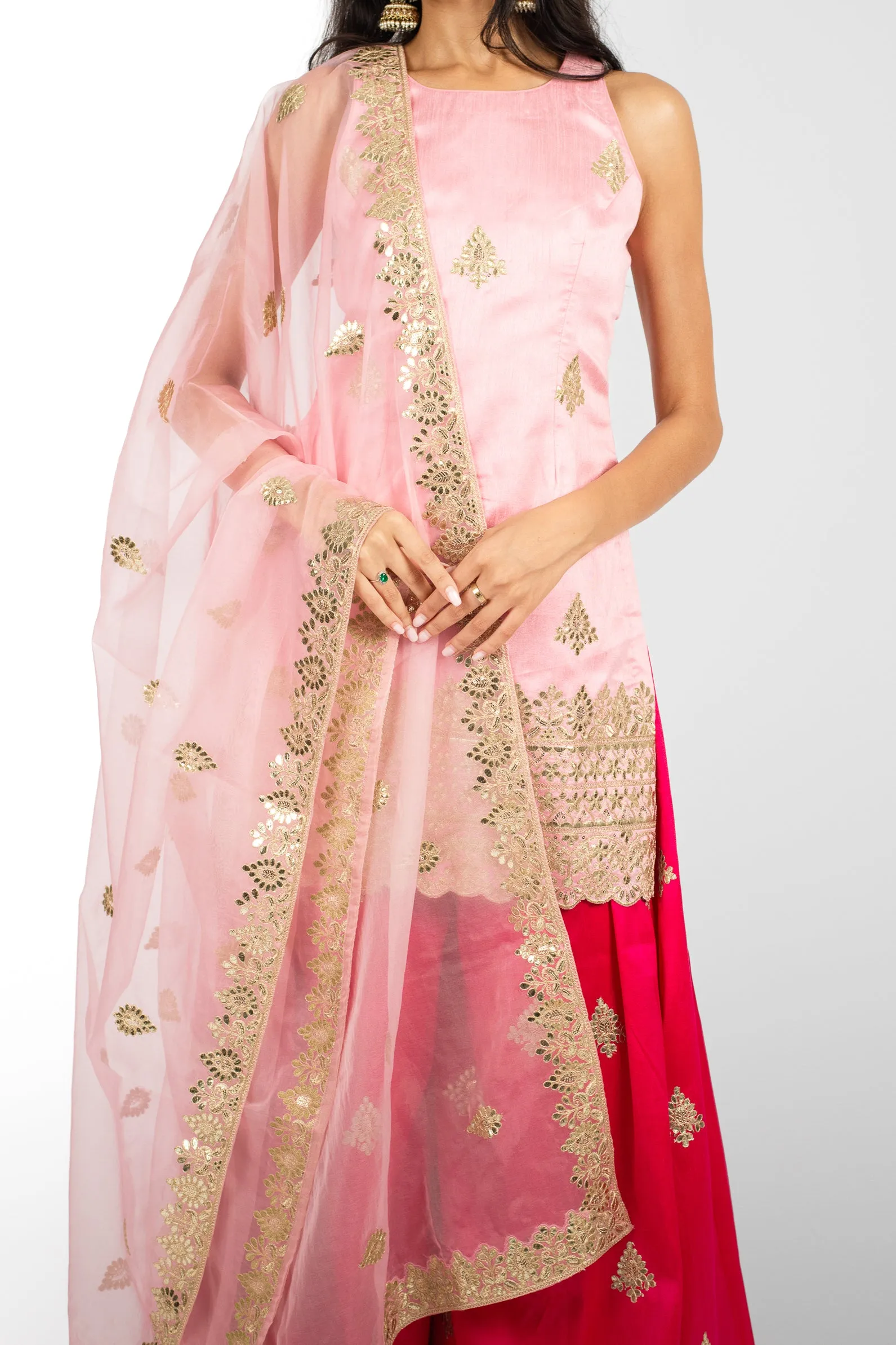 Rose Harmony Mandala Suit and Dupatta