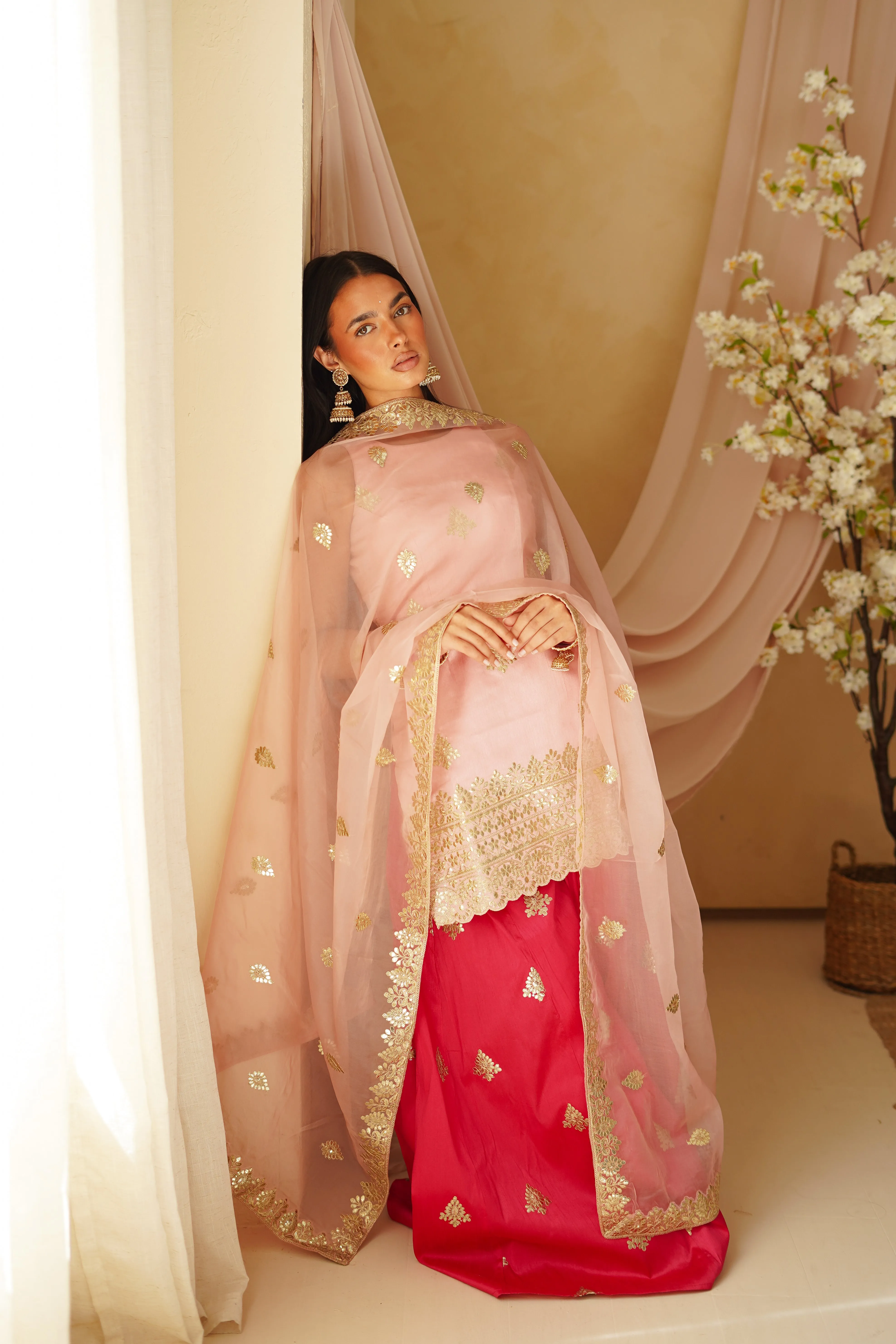 Rose Harmony Mandala Suit and Dupatta