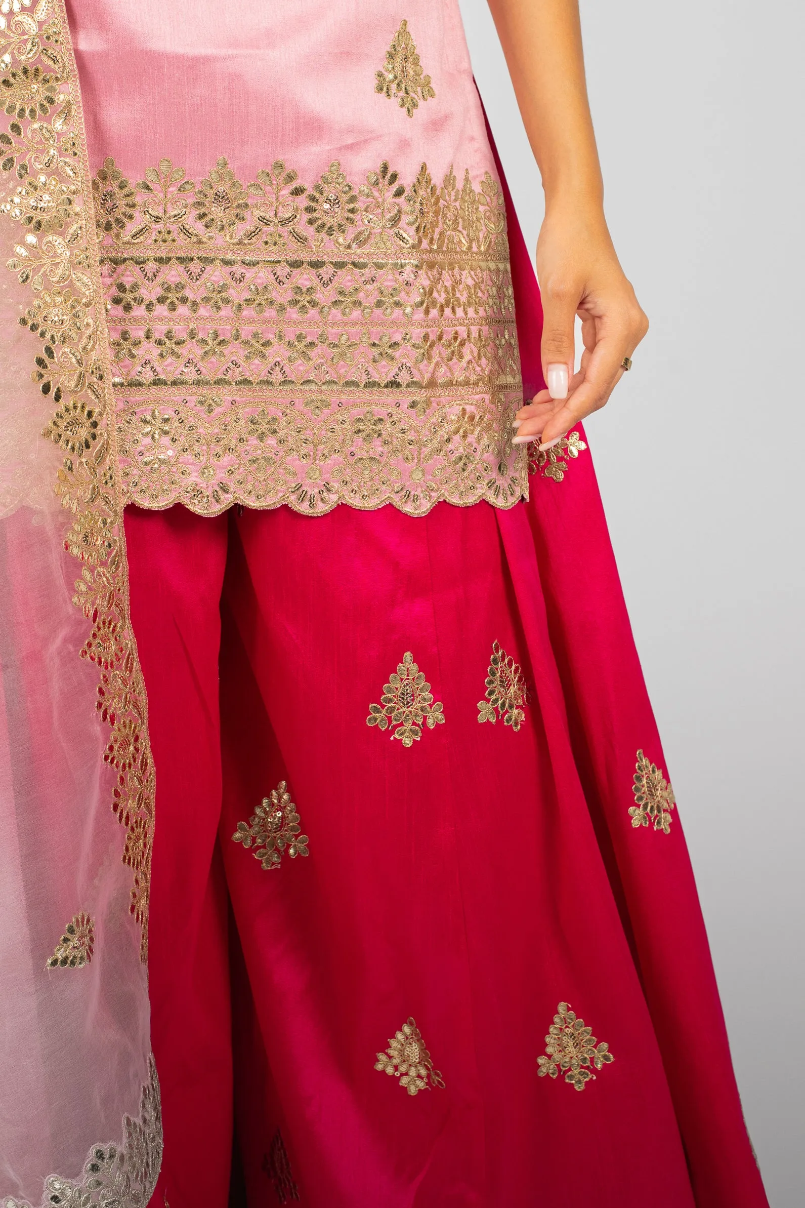Rose Harmony Mandala Suit and Dupatta
