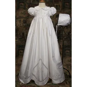 Rosemary Dupioni Baptism Gown