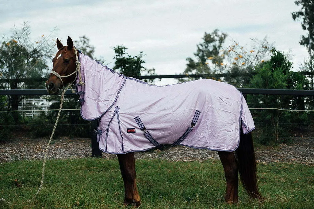 Ruby Rose Fly Mesh Combo Horse Rug // Lavender
