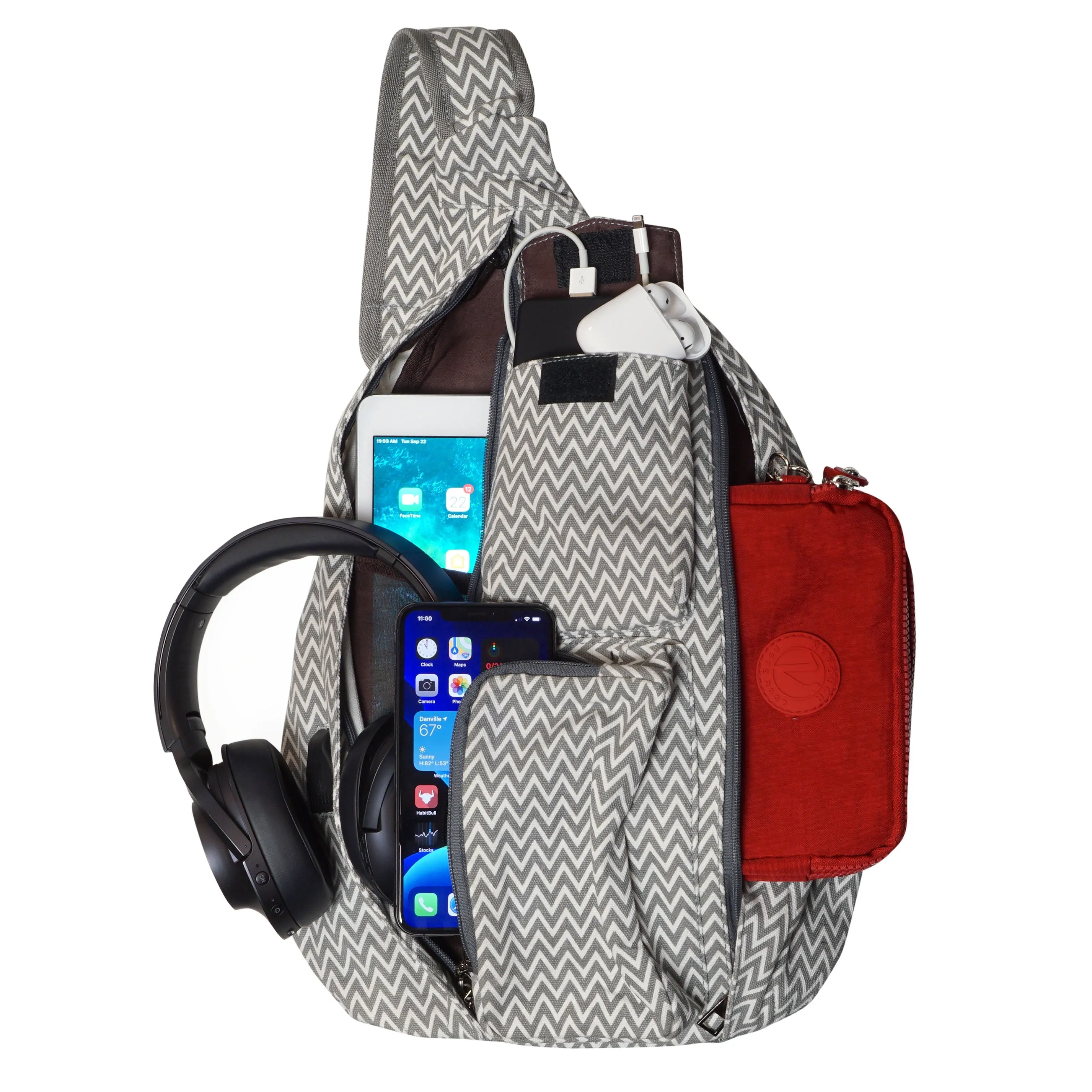 Soho Collection Black Anti-Theft Rucksack Backpack by NuPouch