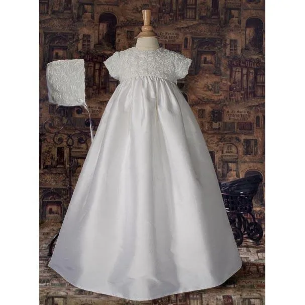 Solana Dupioni Baptism Gown