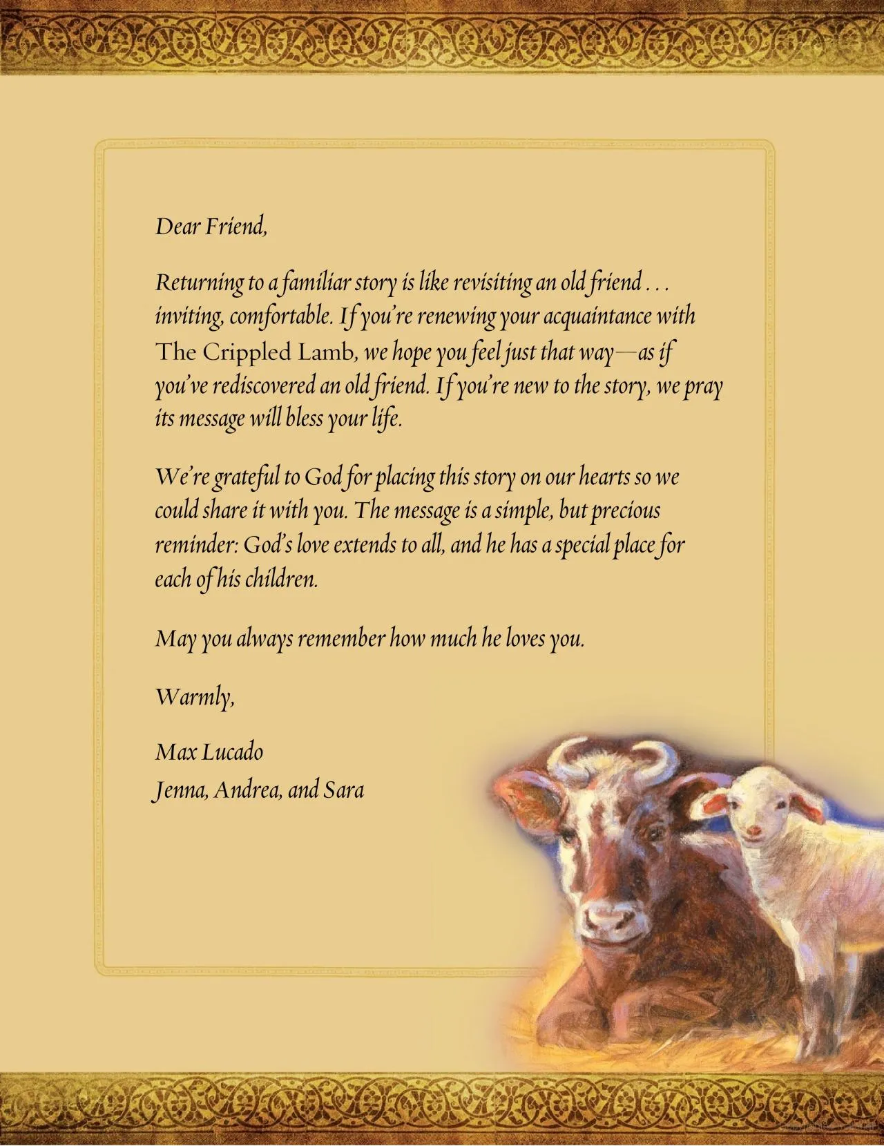 The Crippled Lamb by Max Lucado