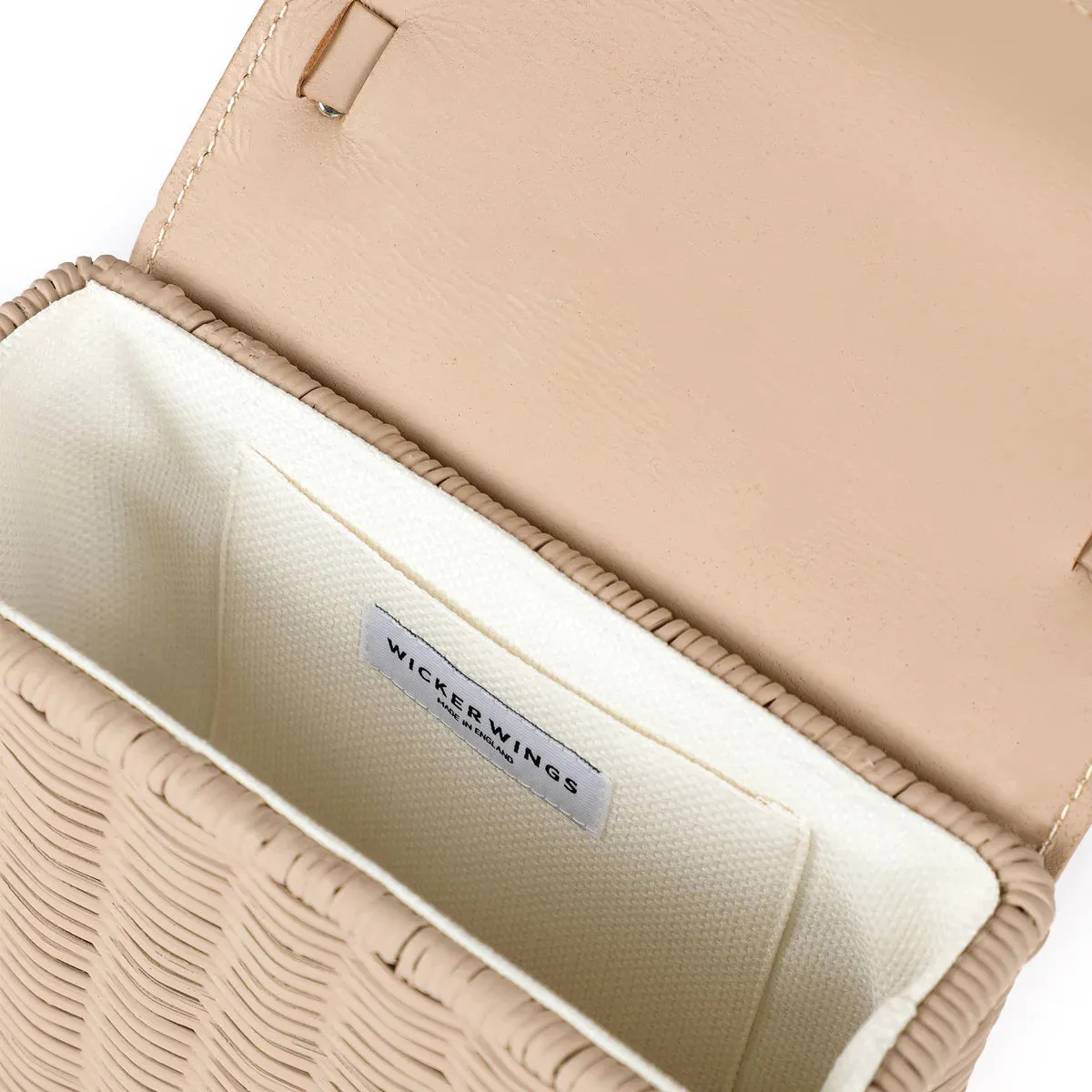 Wicker Wings Kuai Cream Handbag