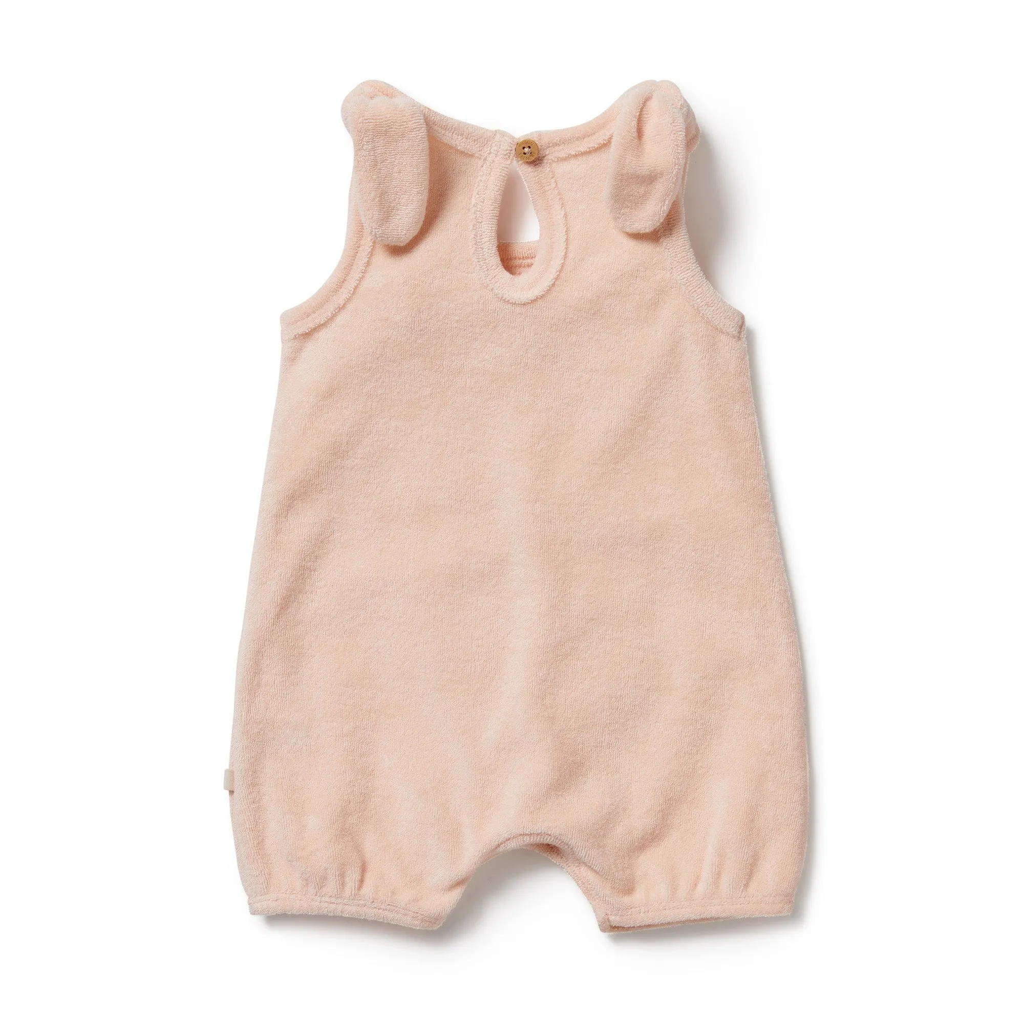 WILSON & FRENCHY SUNSHINE ORG TERRY TIE PLAYSUIT