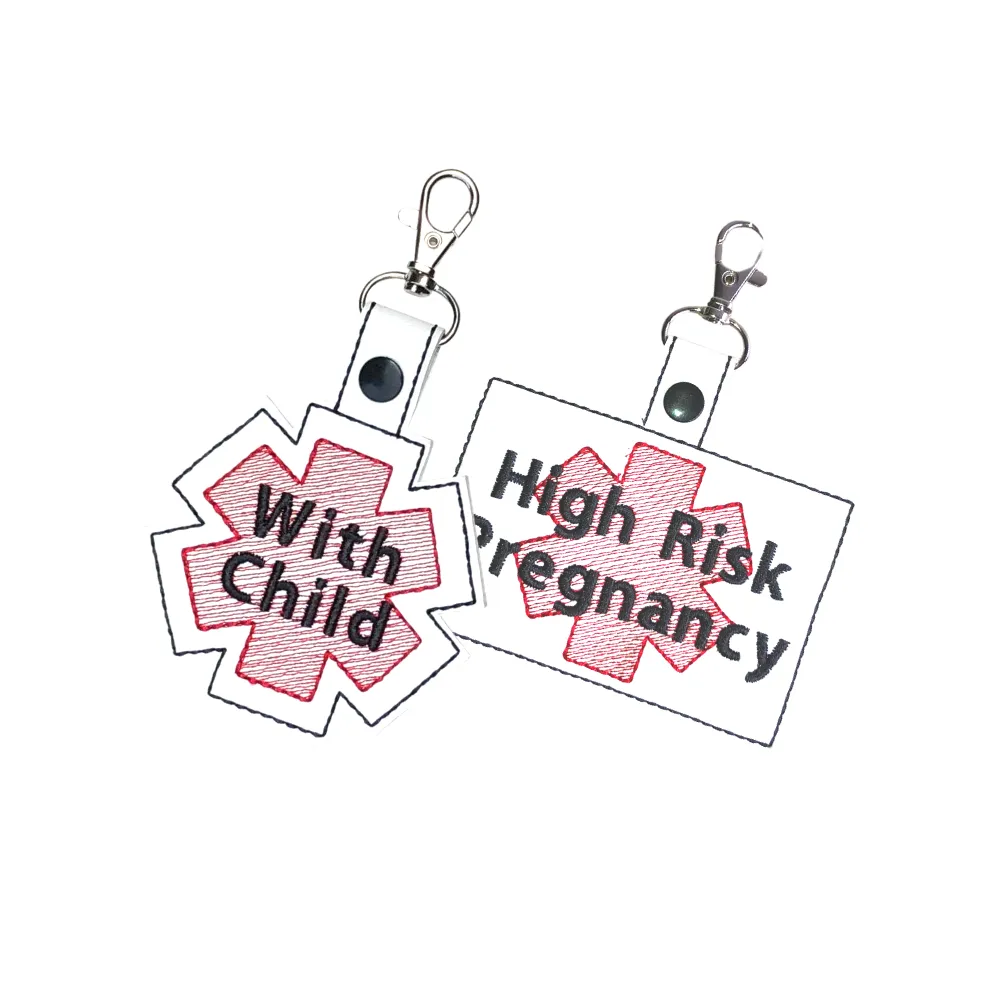 With Child Key Bag Tag
