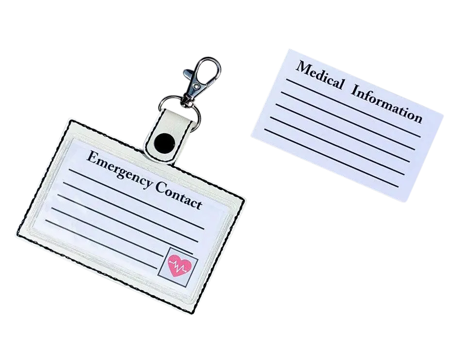 With Child Key Bag Tag